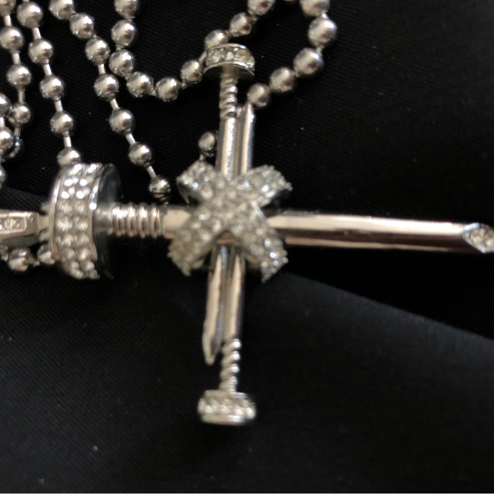 Neck chain Jewelry Metal Crystals cross